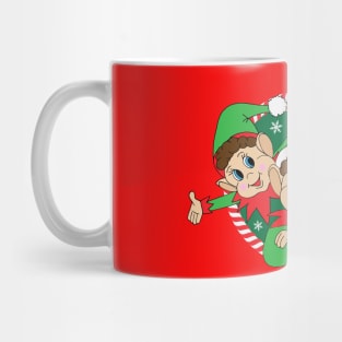 Cute Christmas Elves Mug